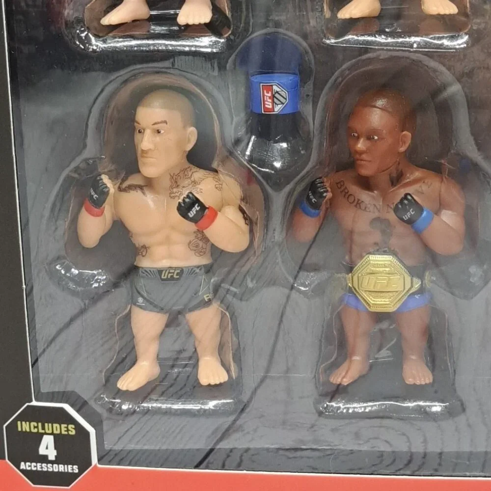 PMI UFC Collectible Fights Octagon Fighters Collectible‎ Fights 8 Figurines Set